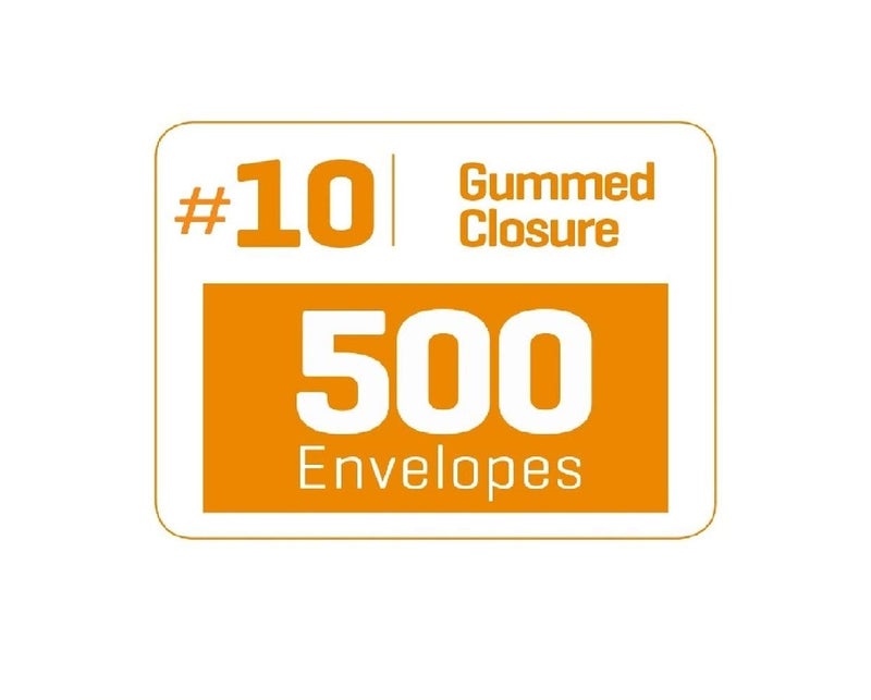 Aimoh #10 Single Left Window Envelopes -Gummed Closure -Size 4-1/8x9-1/2 Inches -24LB-500 Count(35410) - Image 4